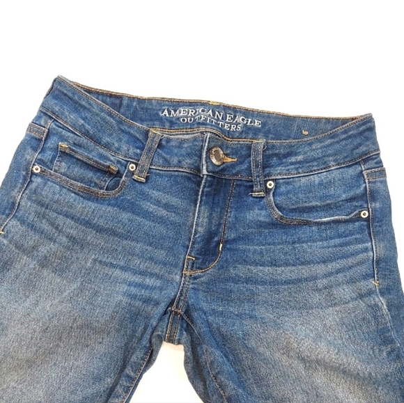 American Eagle Classic Blue Skinny Jeans - Picture 5 of 10